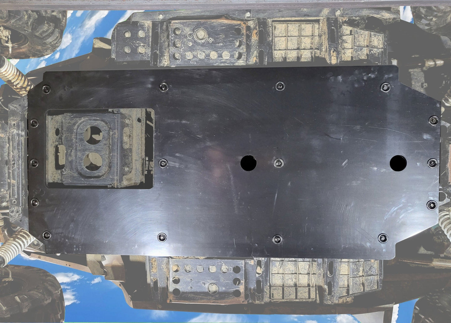 3 Star UTV CFMoto ZForce 500/800/1000 HDPE Skid Plate - 3 Star UTV