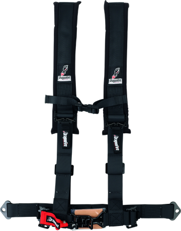 Harness- H-Style- 4-Point- 2in Buckle- Black (521271)