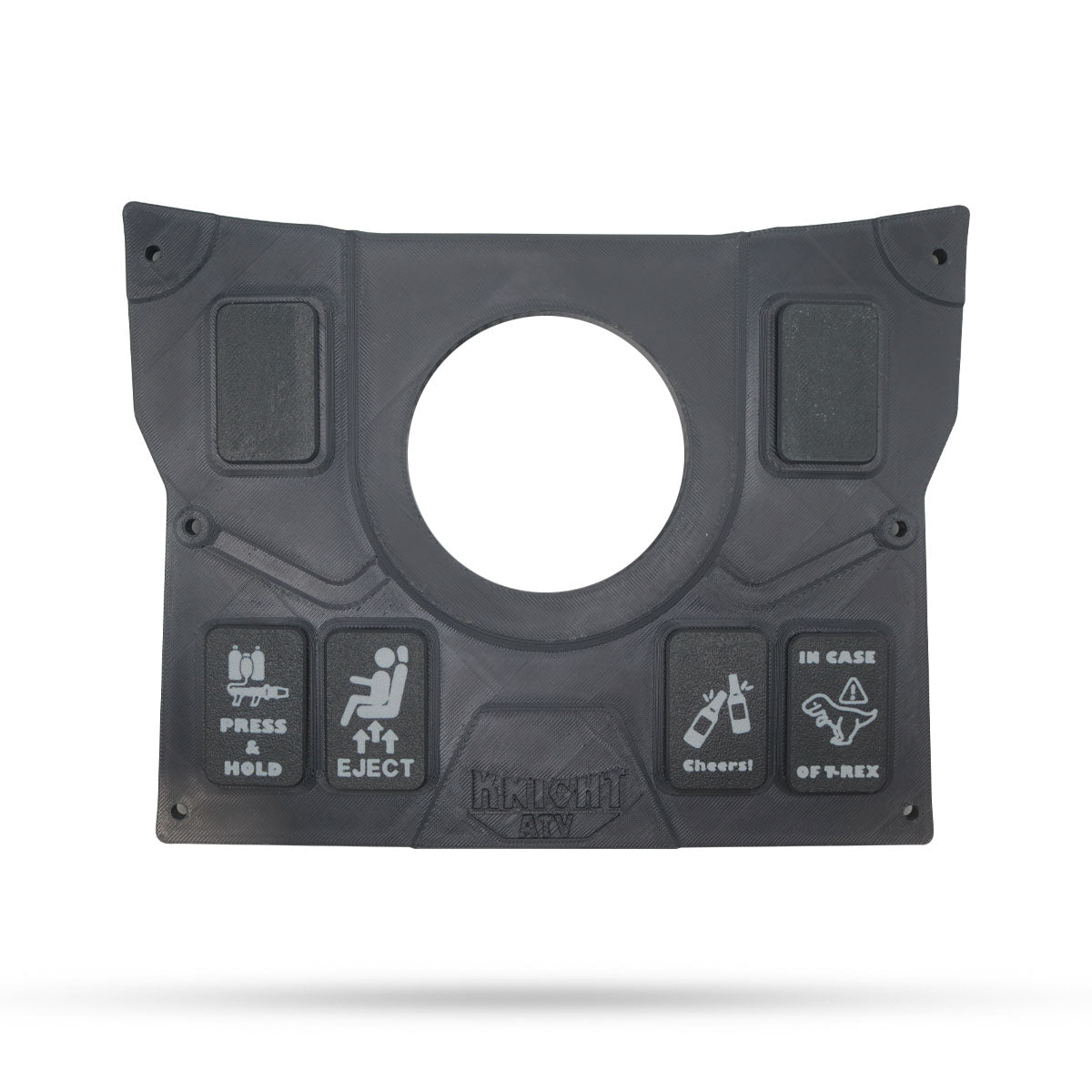 Kawasaki KRX 1000 Custom Dash Mount Switches, Radio and Gauges