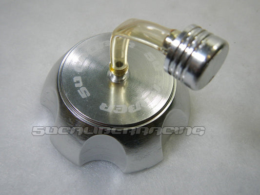 Aluminum 50 Caliber Racing Gas Cap Silver