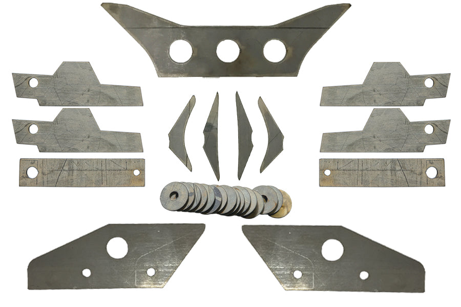 Lone Star Racing ATV & UTV Polaris RZR XP Turbo Frame Gusset Kit - Lone Star Racing ATV & UTV