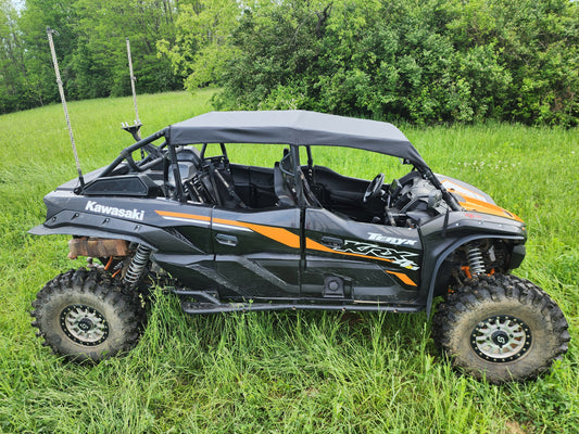 Kawasaki Teryx KRX Crew - Canvas Top for Hard Windshield