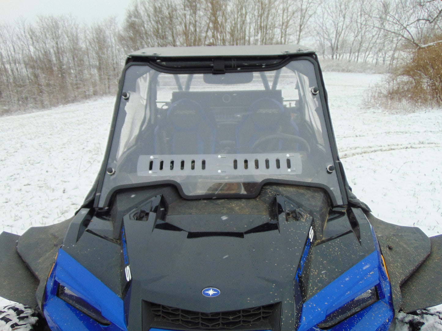 3 Star UTV Polaris RZR XP Turbo S - 1 Pc Windshield with Clamp... - 3 Star UTV