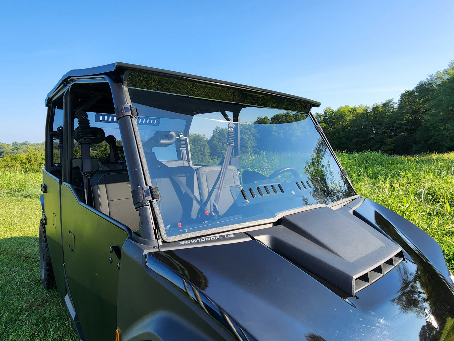Segway UT10 Crew 1-Piece Front Windshield with Light Tint
