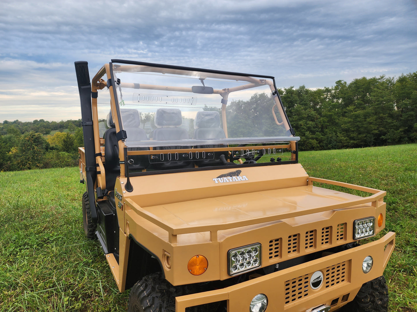 3 Star UTV Tuatara - 2 Pc Scratch-Resistant Windshield w/Clamp... - 3 Star UTV