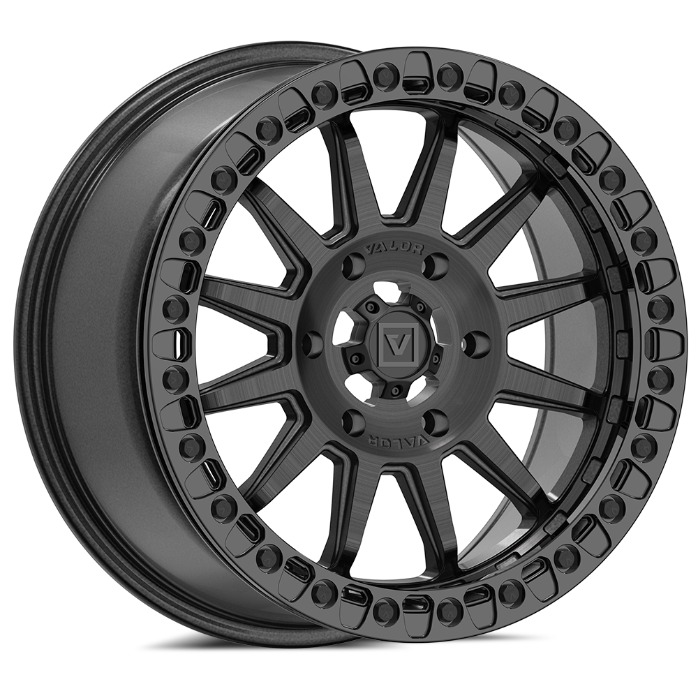 V09 Beadlock UTV Wheel Brushed Charcoal