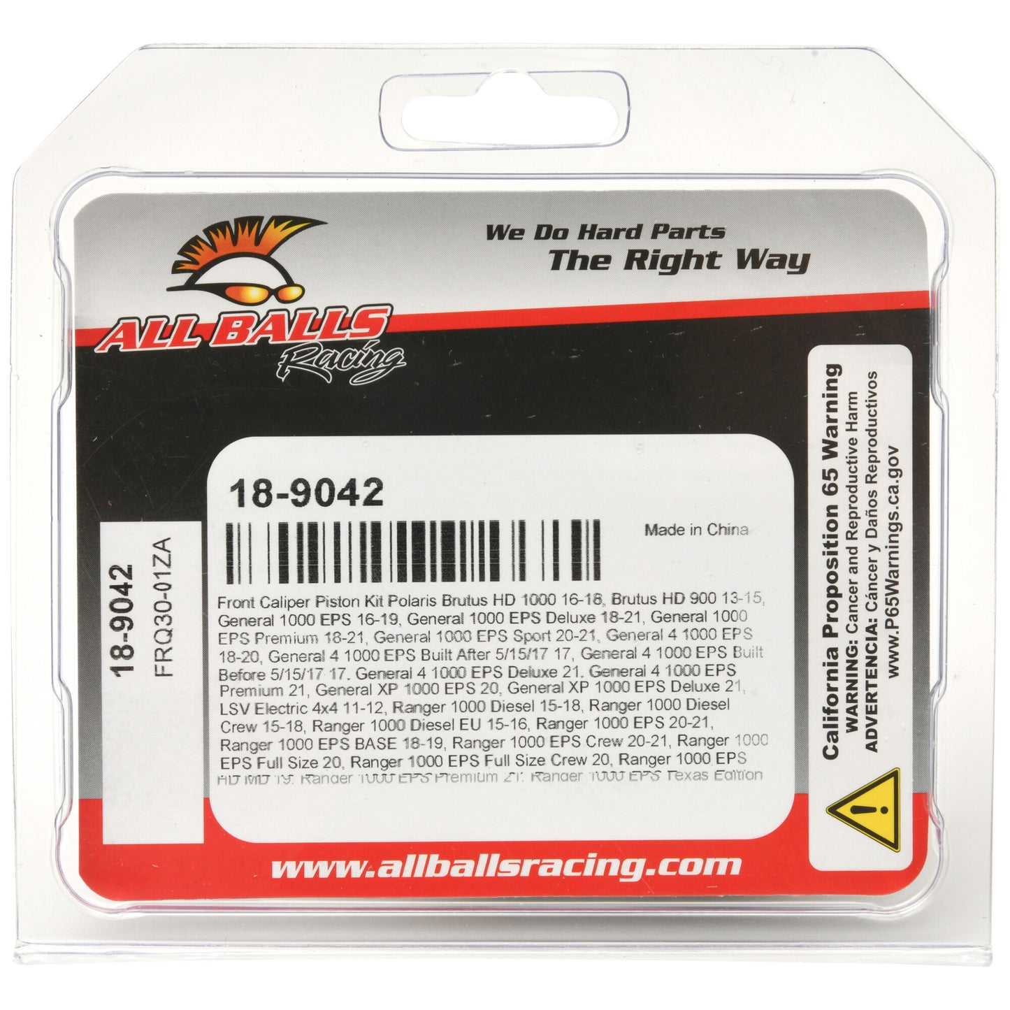 All Balls Brake Caliper Piston Kit — MPN 18-9042