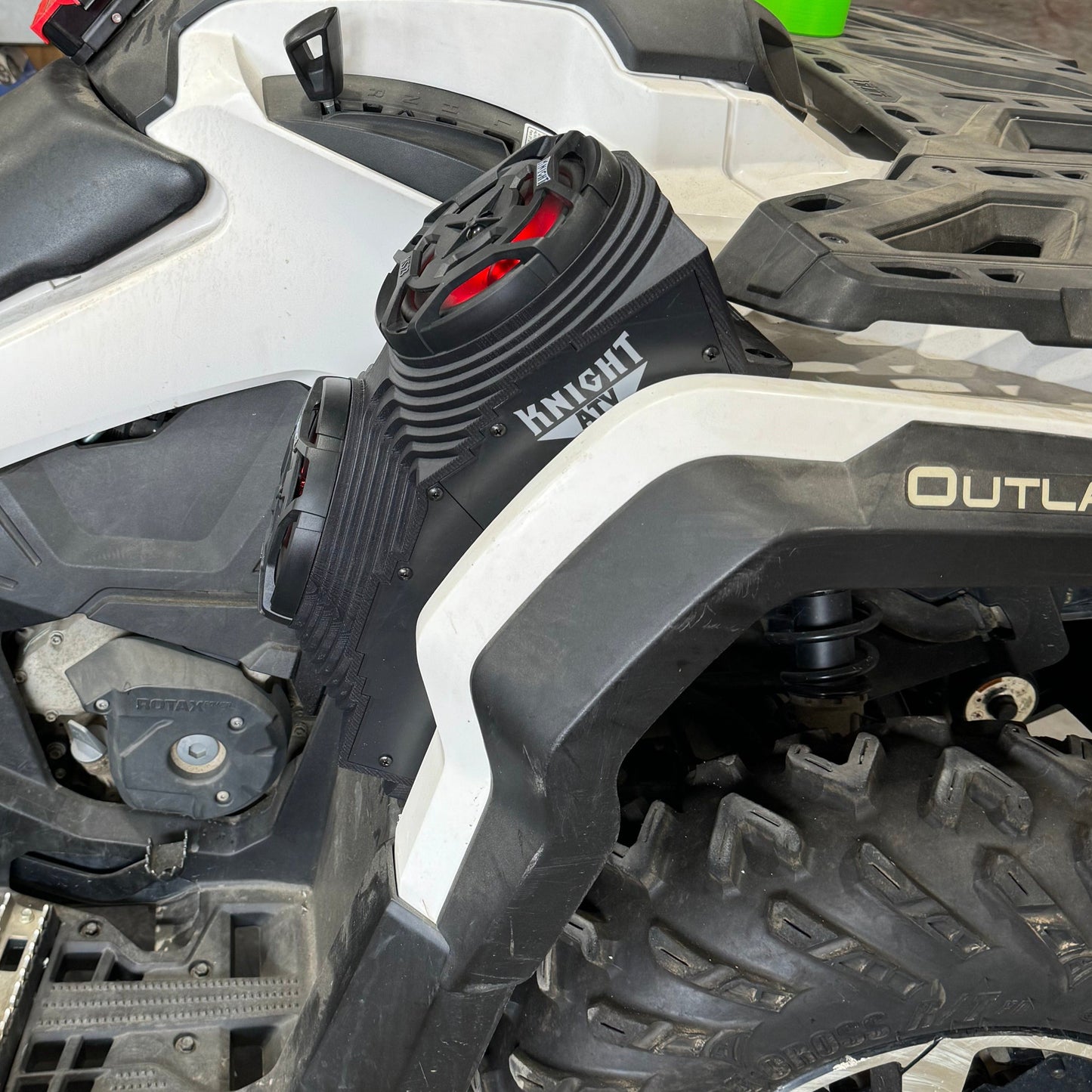 Can Am Outlander (12–25) Bluetooth LED Double ATV Surround Sound System