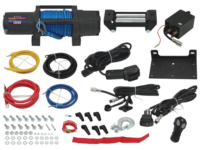Winch 6,000 Lbs Wireless Type, Synthetic Rope - AC-12135-1 | Bronco