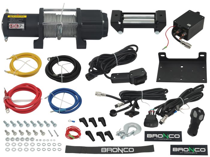 Winch 5,000 Lbs Wireless Type, Steel Wire - AC-12137-1 | Bronco