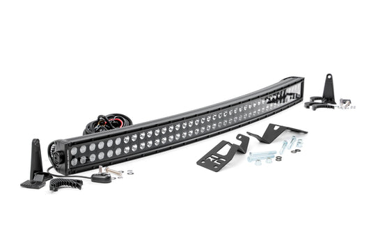LED Light Kit | Front Mount | 40" Black Dual Row | White DRL | Can-Am Commander Max 1000 
