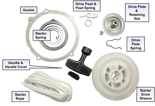 Yamaha Pull Start Rebuild Kit for Yamaha 1987-2004 - 67-400