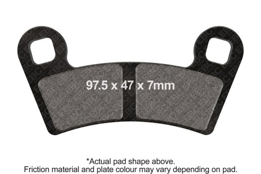 EBC Carbon Graphite Brake Pads ATV - FA456X