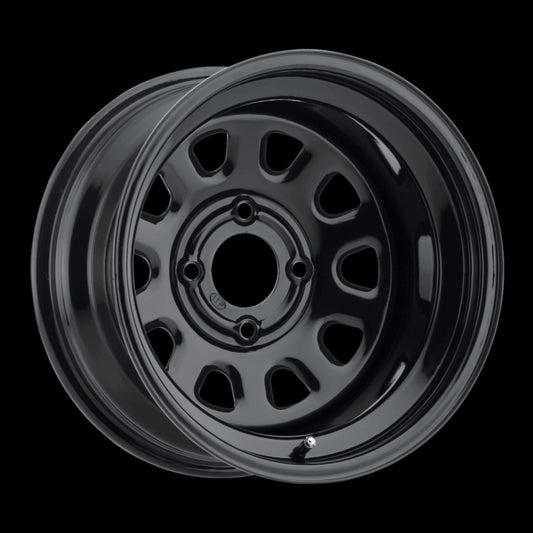 ITP Delta Steel Wheel 14x7 4/137 4+3 Black, (d14f137) - 1425573014B