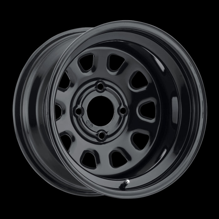 ITP Delta Steel Wheel 14x7 4/156 4+3 Black, (d14f156) - 1425579014B