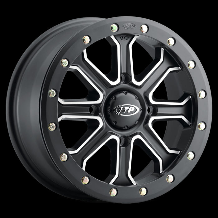 Itp Inertia Wheel 14X7, 4/137-6+1 (+50MM) Matte Black/machined - 1422524727B