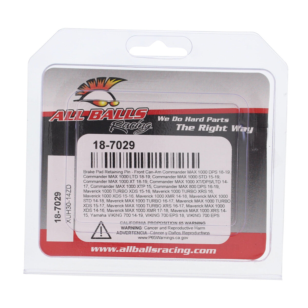 All Balls Brake Pad Pin Kit — MPN 18-7029
