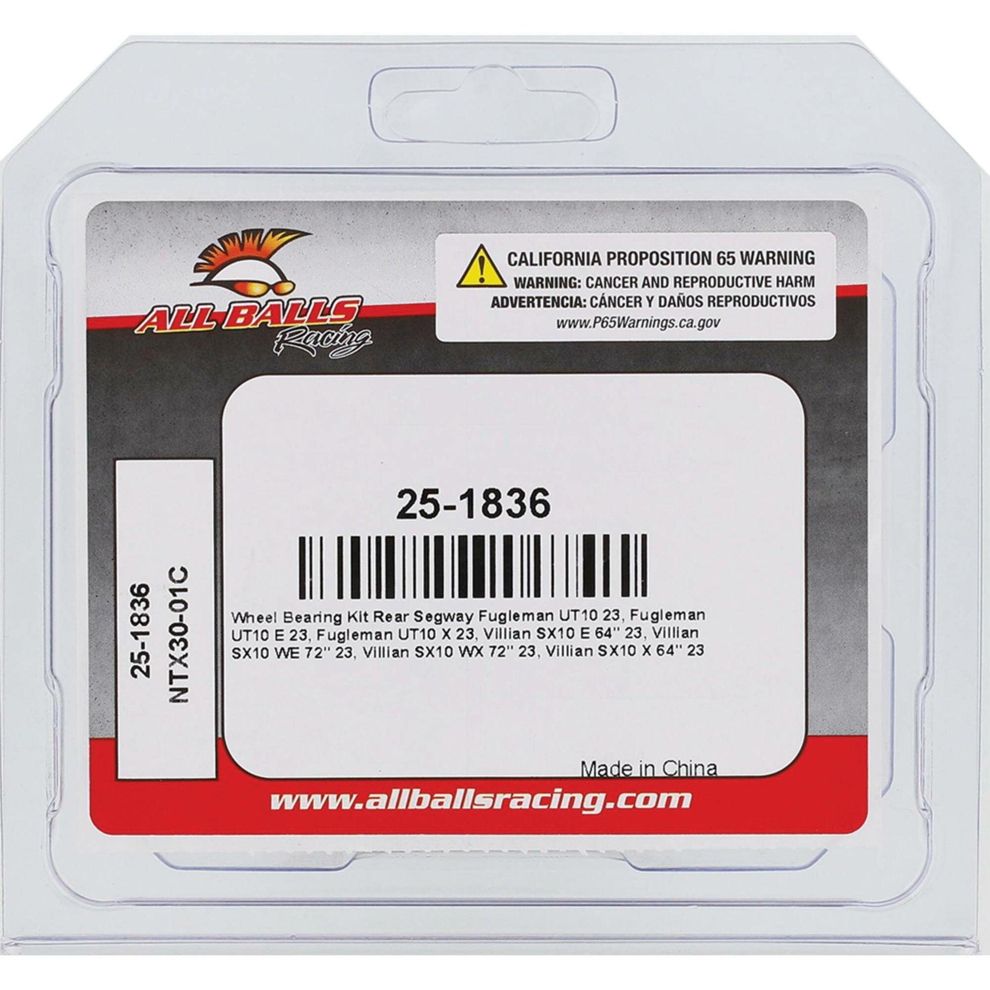 All Balls Wheel Bearing Kits — MPN 25-1836