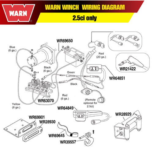 Warn Contactor 12VDC - 63070