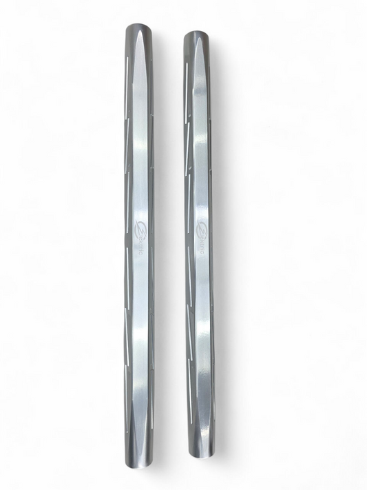 2017+ Can Am X3 Maverick Billet Tie Rods Anodized Clear (RS 72" Model Only)