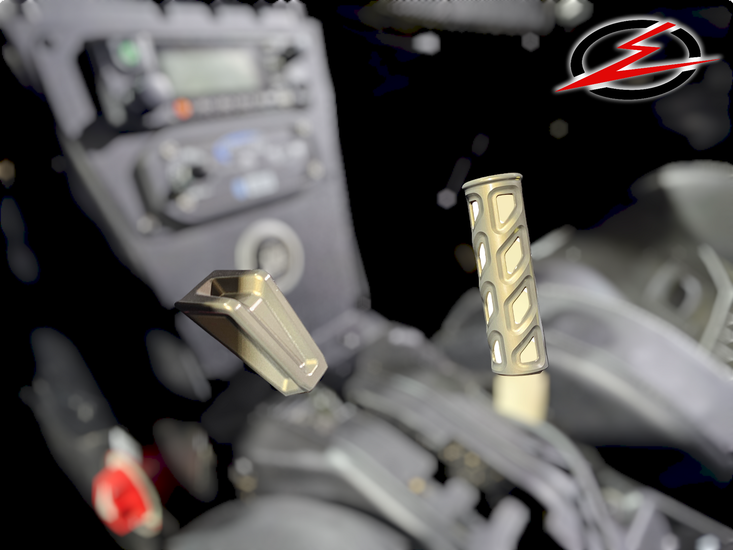 2017 to Current Can-Am X3 Maverick EOD Shift Knob Anodized Gun Metal Finish - SKG210023