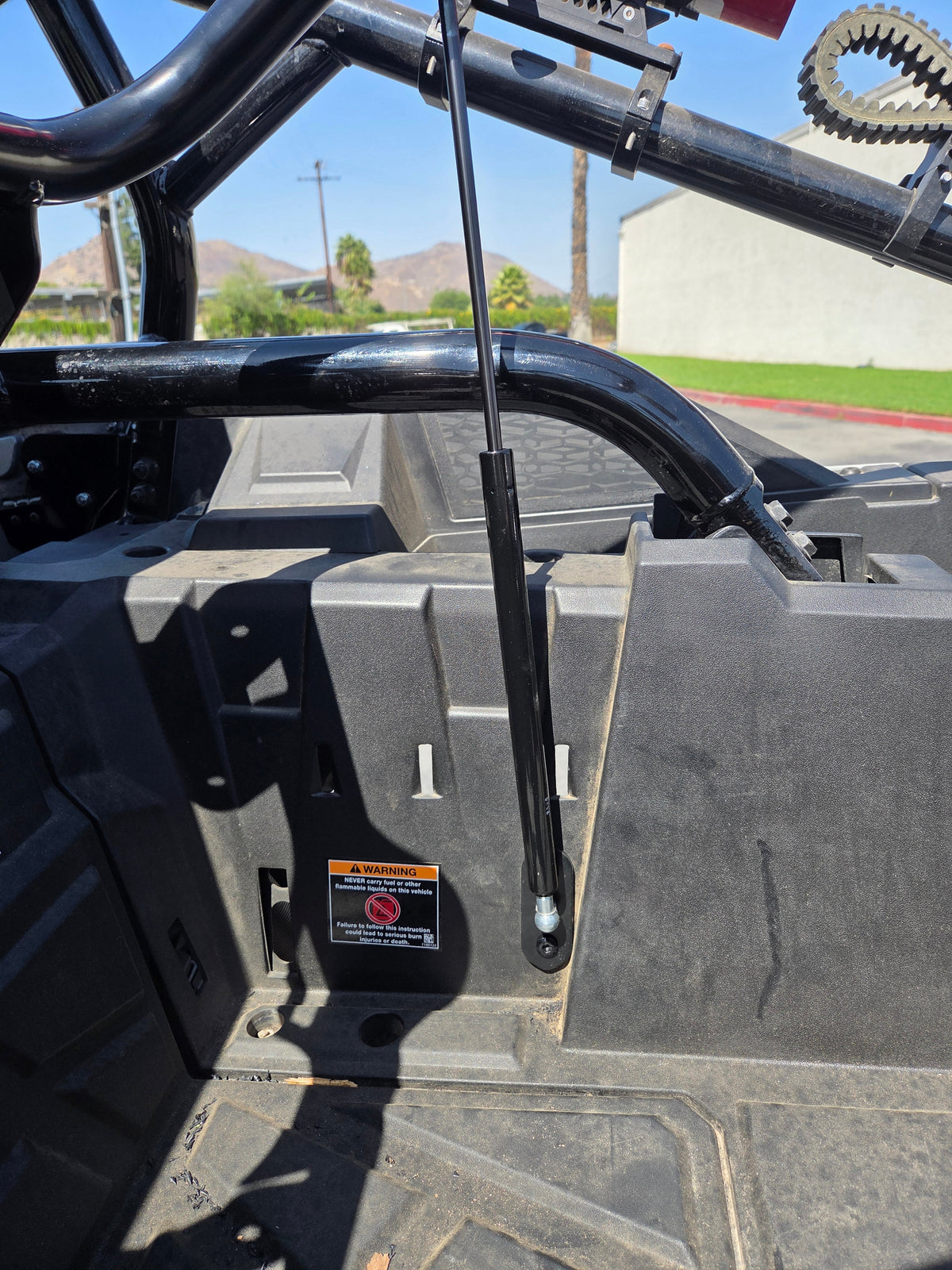 UTV Speed Polaris RZR 1000 Opening Spare Tire Mount with Shocks