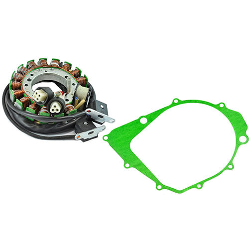 Stator + Stator Crankcase Cover Gasket for Yamaha Moto 4 / Terrapro 1987-1989