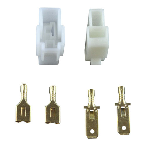 Universal 2-Pin Perpendicular Connector Kit (4/Pack)