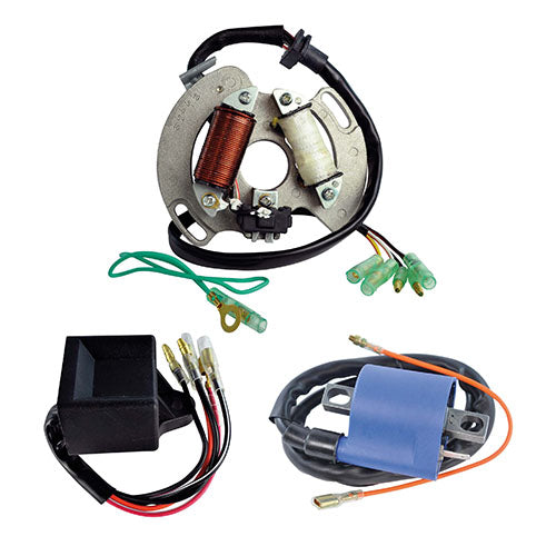 High Output Stator + PeakRPM CDI Box + External Ignition Coil for Yamaha Blaster 1990-2002