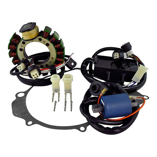 Stator + CDI Box + Ignition Coil + Gasket for Yamaha Warrior 1990-1995