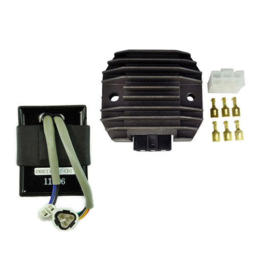 Over-Voltage Protected CDI Box & Voltage Regulator Rectifier Upgrade for Kawasaki Bayou 1988-1991