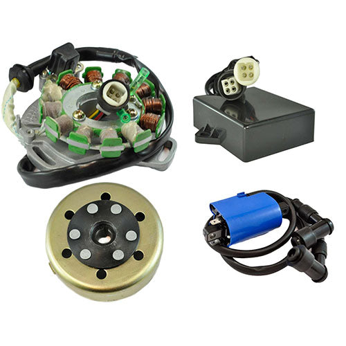 Stator + Regulator + CDI + Coil + Flywheel for Yamaha Banshee 1987-1994