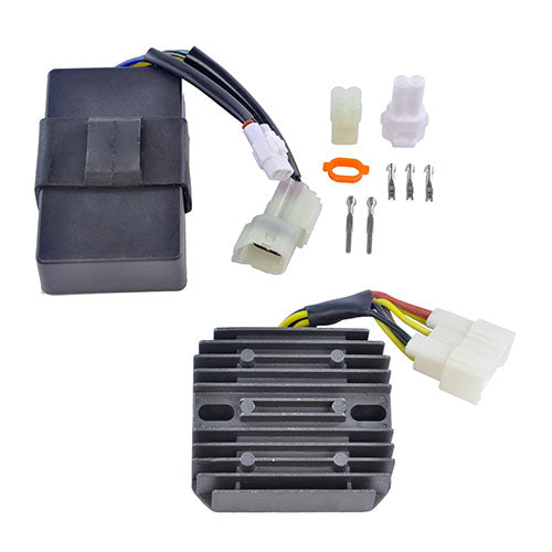 PeakRPM CDI Box + Voltage Regulator Rectifier for Kawasaki Bayou 1993-1999