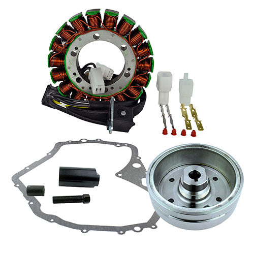 Imp. Flywheel + Puller + Stator + Gasket for Suzuki 2002-2008