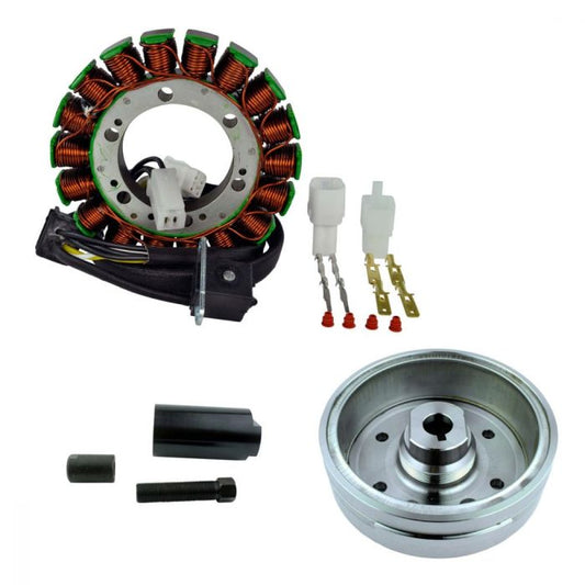 Improved Flywheel + Flywheel Puller + Stator for Suzuki Eiger 2002-2008