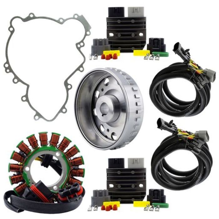 SPLYT Stator + Voltage Regulator + 900W Flywheel + Gasket for Polaris Ranger / Rzr 2018-2024