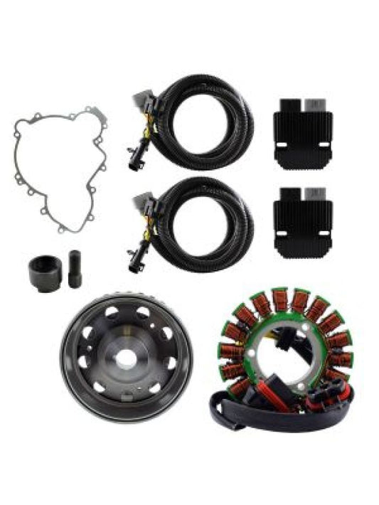 REVOLT Regulator + SPLYT Stator + Flywheel + Puller + Gasket for Polaris Ranger / Rzr