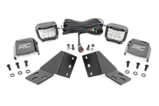 LED Light Kit | Rear Mount | 3" Chrome Pair | Wide Angle | CFMOTO UFORCE U10 Pro 