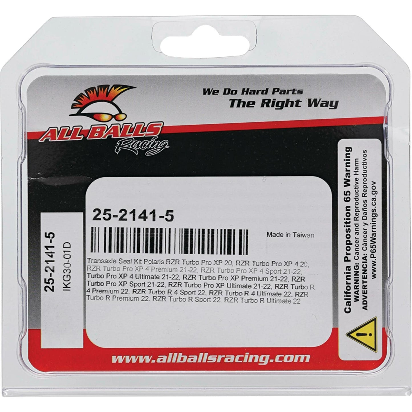 All Balls Trans Axle Seal Kit — MPN 25-2141-5