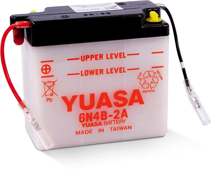 Conventional 6N4B-2A 6 Volt Battery - YUAM26B4B