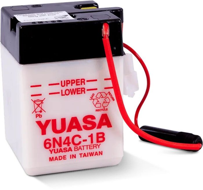 Conventional 6N4C-1B 6 Volt Battery - YUAM26C4B