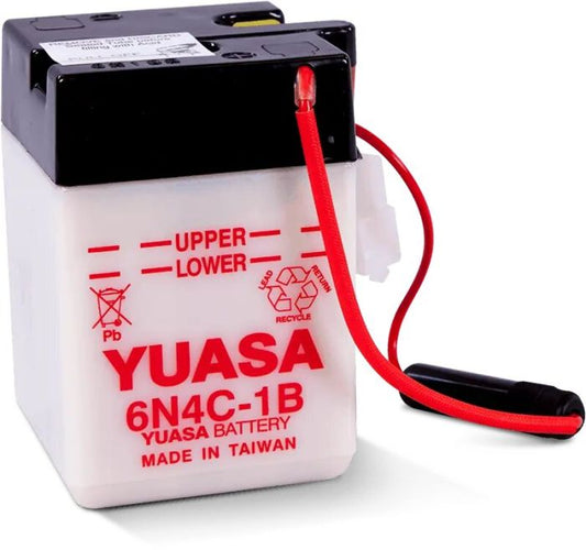 Conventional 6N4C-1B 6 Volt Battery - YUAM26C4B