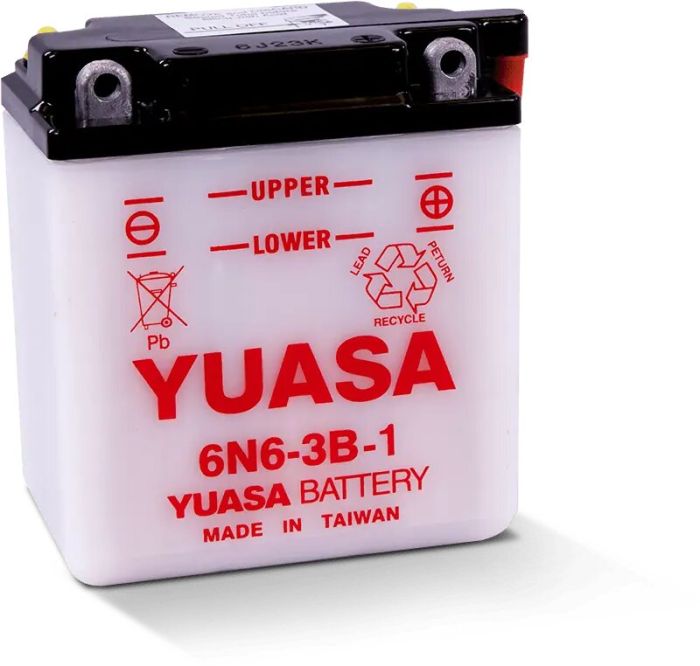 Conventional 6N6-3B-1 6 Volt Battery - YUAM2663B