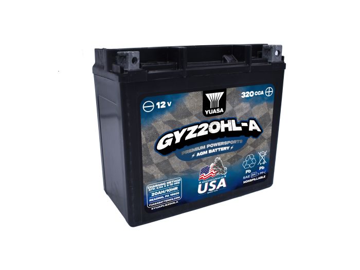 Yuasa GYZ20HLA Factory Activated Battery - YUAM720GHLA