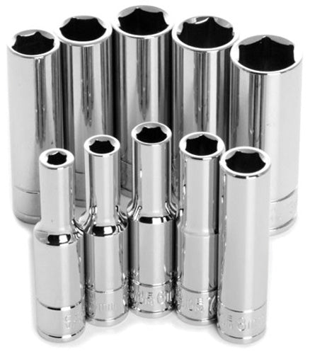 10PC 1/4" Dr 6PT Met Dw Skt Set - W36400 | PT