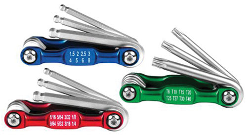 3PC Aluminum Hex & Star Key Set - W80291