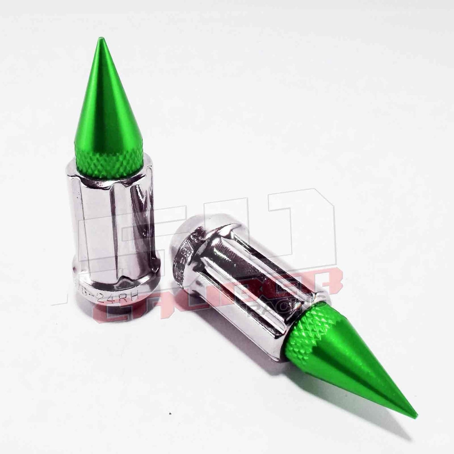 10 x 1.25 mm Spiked Lug nuts Chrome - 16 Pack
