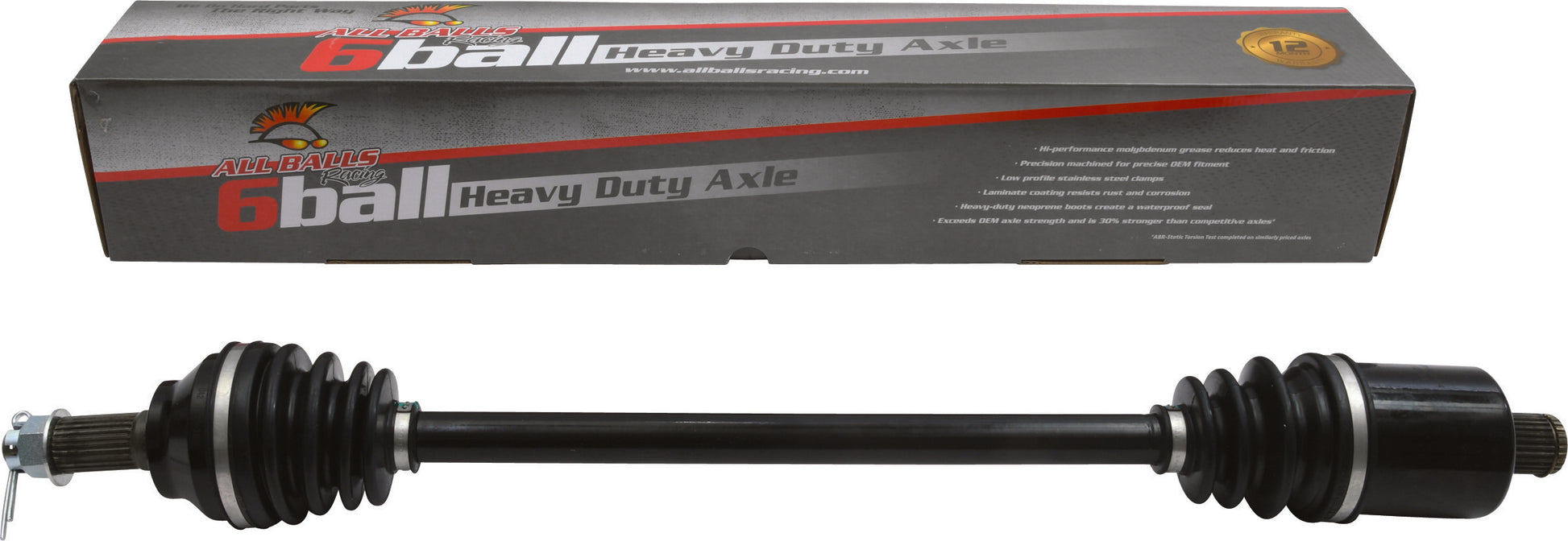 All Balls 6 Ball Heavy Duty Axle — MPN AB6-PO-8-404