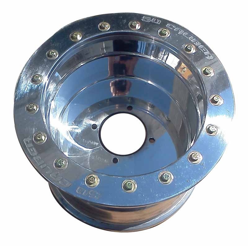 12x6 Beadlock wheel 4x156 .190 4/2 Polished