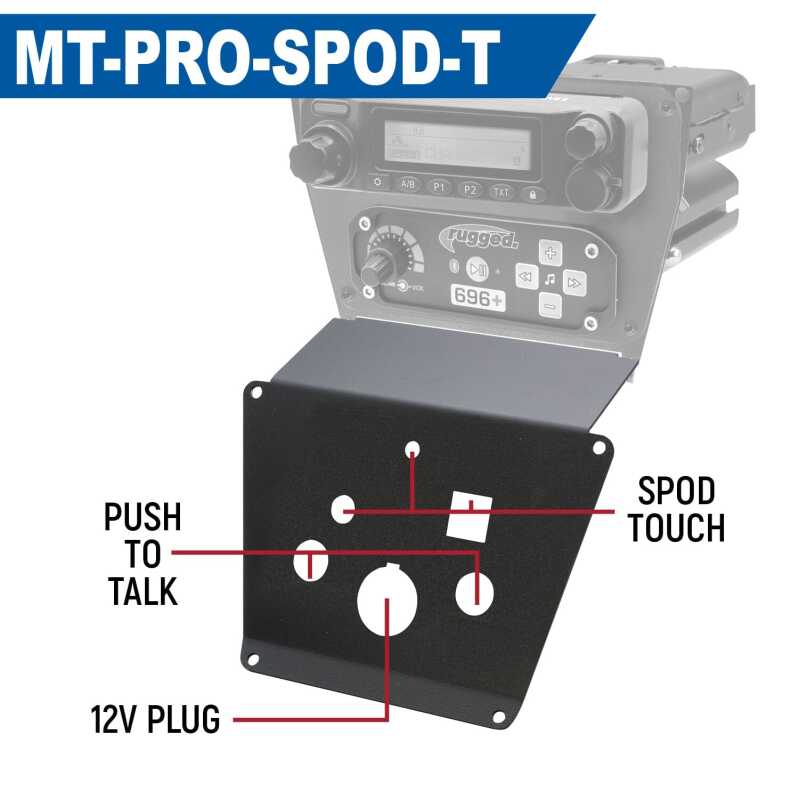 Polaris RZR PRO XP/Turbo R/PRO R Dash Mount - S (MT-PRO-M... – JKLOFFROAD